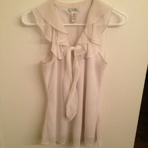 Tie neck blouse
