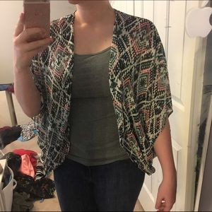 Adorable Kimono Style Shawl/Cover-Up