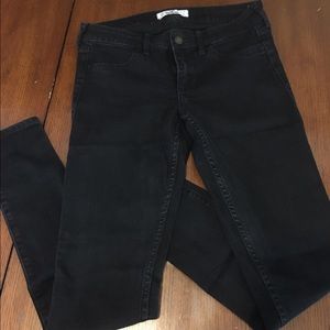 Hollister black jeans size 5