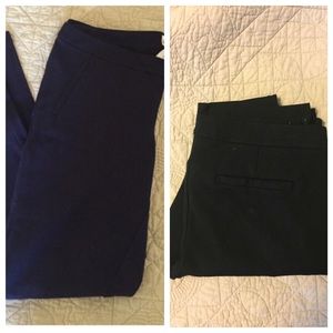 2 pairs of merona stretch pants