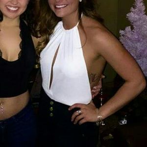 Bodysuit with front cut out