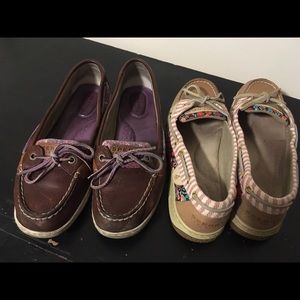 2- pairs Sperry Topsider Shoes