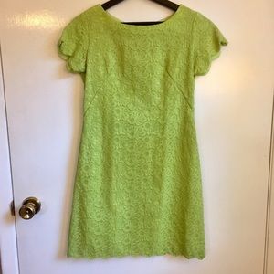 VINTAGE 60s handmade lace shift dress