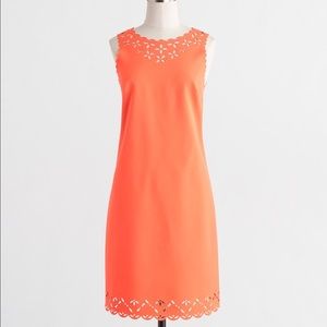 J.Crew Factory Laser-Cut Floral Dress
