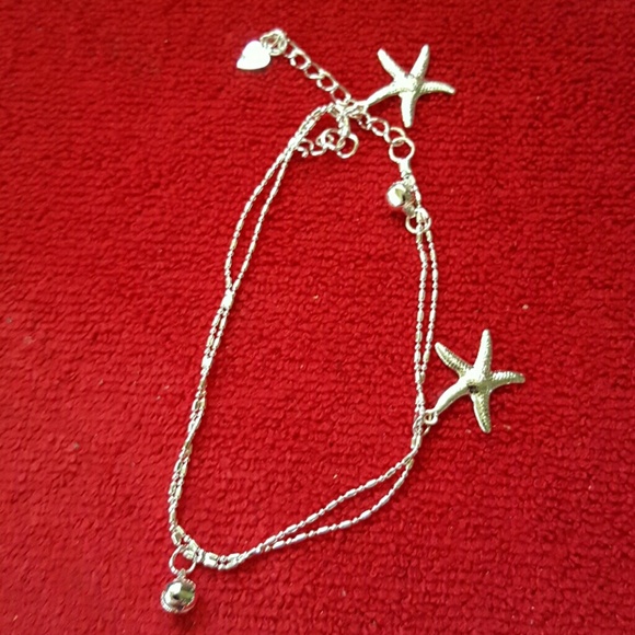 STAMPED 925 ankle bracelet