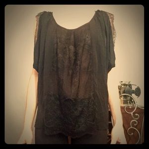 🎉12H LEFT, FINAL MARKDOWN🎉Silk & Lace Blouse