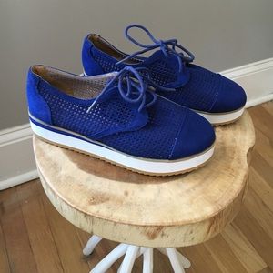 Qupid Perforated Oxfords