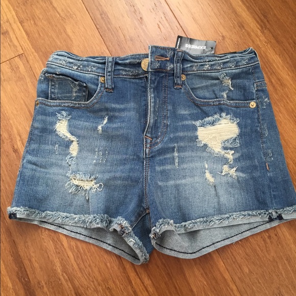 Express Jean shorts denim shorts