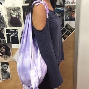Boho Bag - Fringed - Purple, Gym Bag!