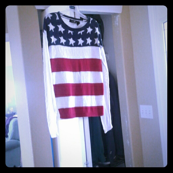 American flag sweater