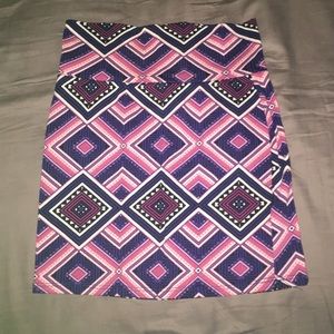 Tribal bodycon skirt