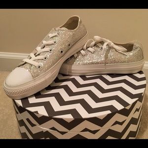 Converse Chuck Taylor All-Stars, Silver Glitter