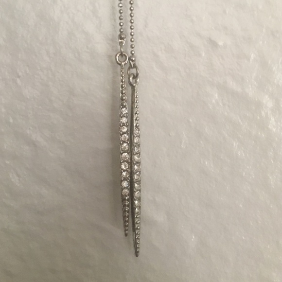 Long Silver necklace BNWT