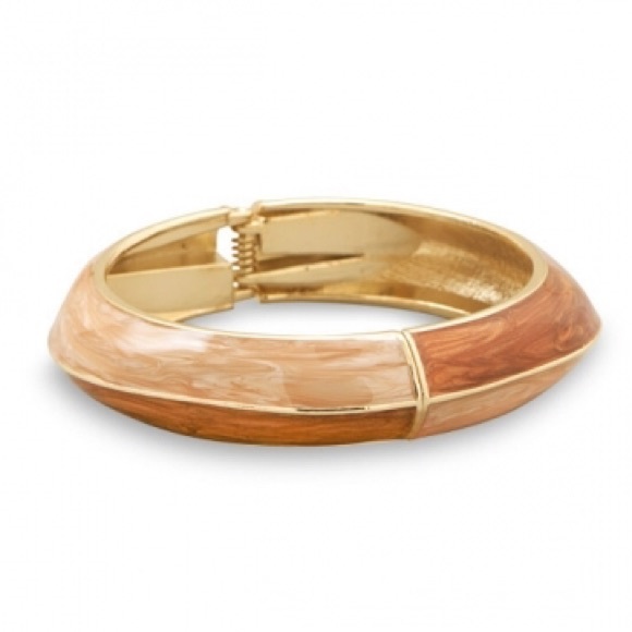 Orange enamel Fashion Bangle Bracelet