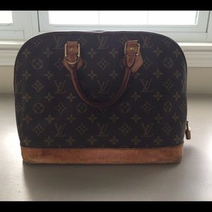 Louis Vuitton monogrammed Alma bag