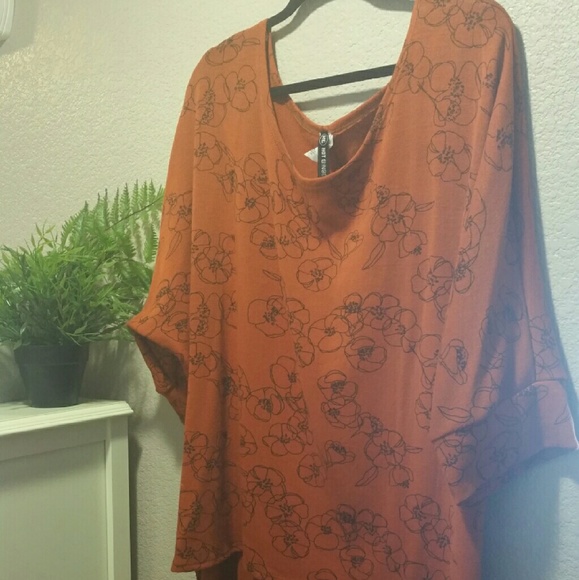 Plus Size Hot Ginger Sweater