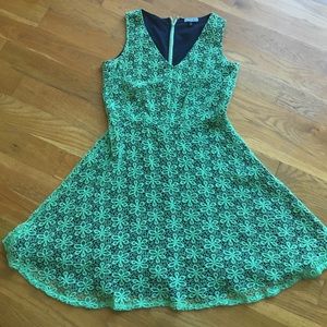 Cynthia Rowley dress mint green/navy blue