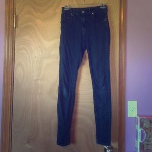 Dark High Rise Skinny Jeans