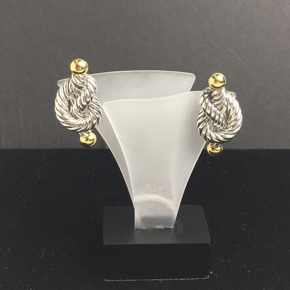 SBI cable twist earrings