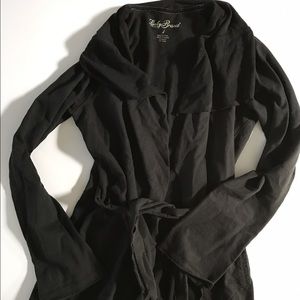 Lucky brand black cardigan L