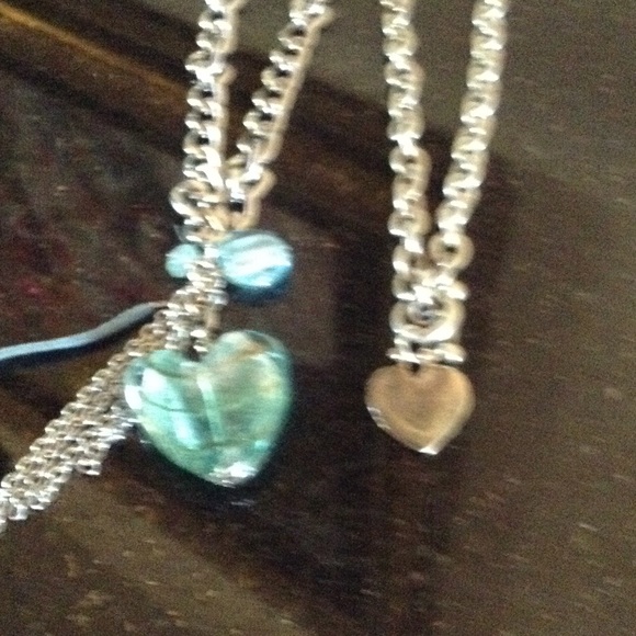 Silver heart chain necklace bundle - Picture 2 of 4