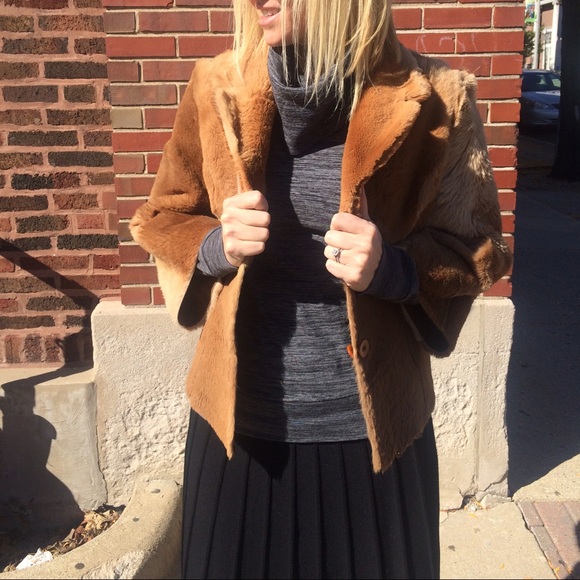 Genuine Leather & Fur Reversible Jacket