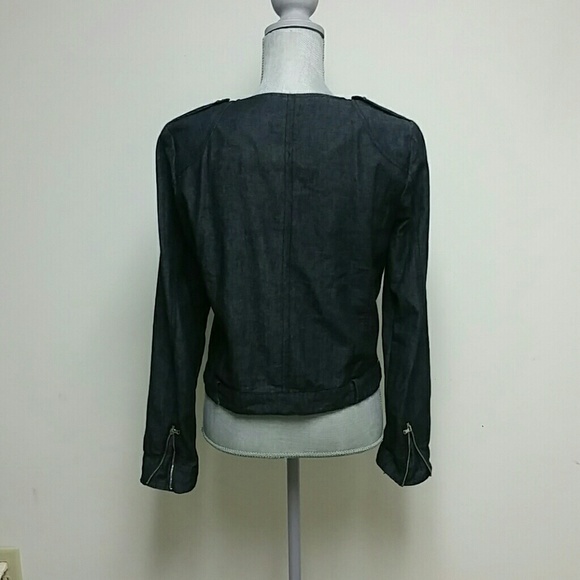 Denim Motorcycle Jacket - Picture 3 of 3