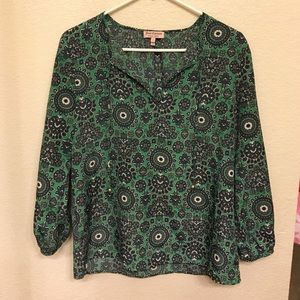 Patterned Blouse