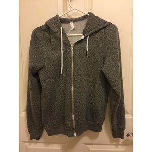 American Apparel salt and pepper hoodie