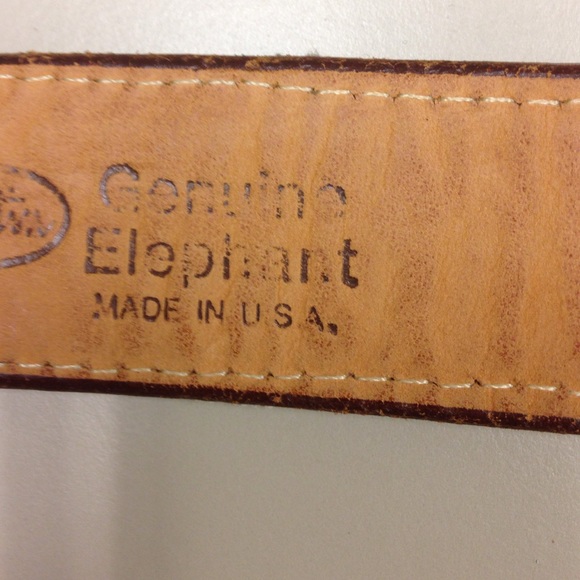 Rare Justin ELEPHANT Designer belt main image 4