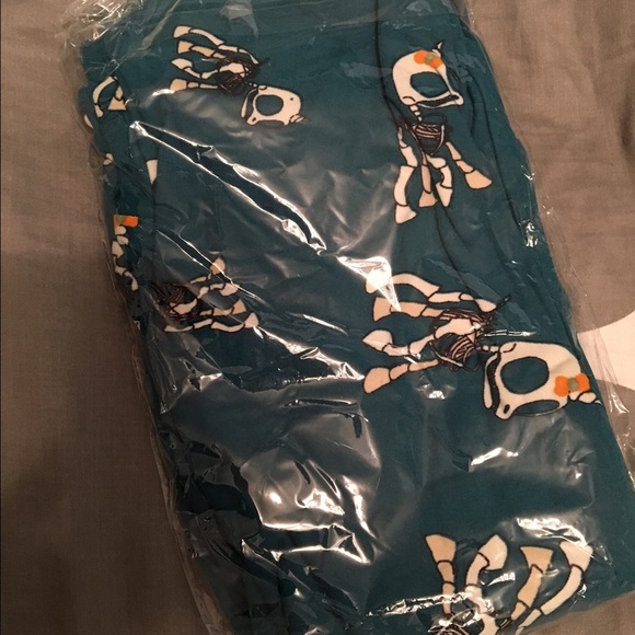 Lularoe Halloween Leggings OS Unicorn Skeleton