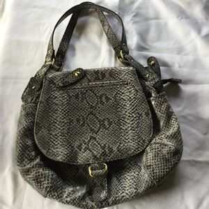 Michael Rome saddle bag purse