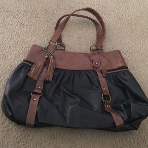 Large Faux Leather Bag