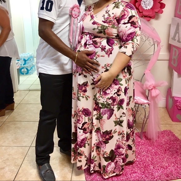 Maternity Floral Dress
