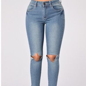 Fashion Nova Ripped Pants