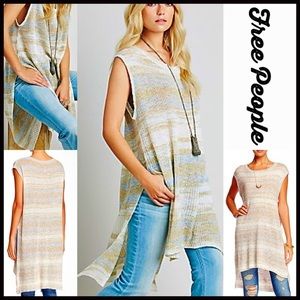 NWOT Free People oversize knit sweater tunic