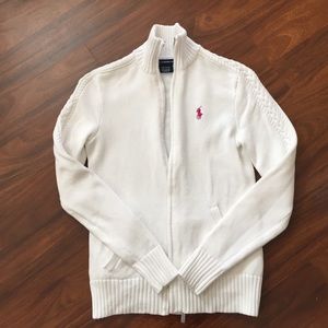 Ralph Lauren Zip Up Sweater