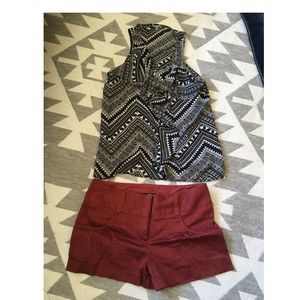 Maroon Maurice's shorts