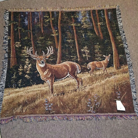 Deer Throw/Afghan/Blanket