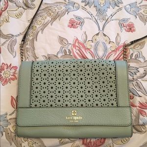 Mint green Kate Spade crossbody