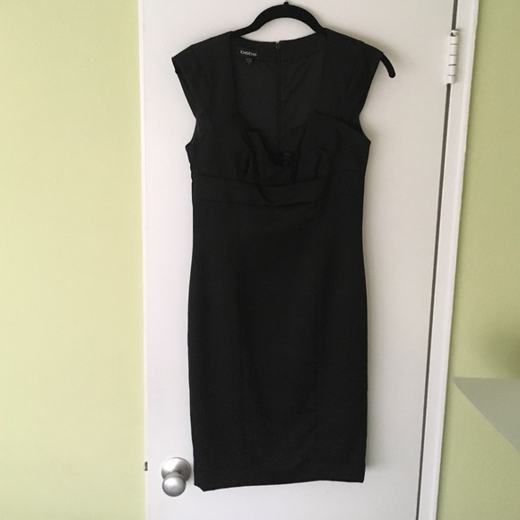 Bebe black cocktail dress