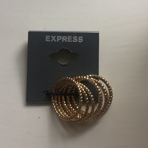 Express gold rings (set of 6, individual)