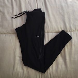 Nike Women's dri-fit black running tights
