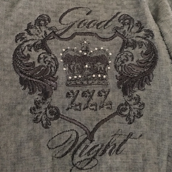 Auth Juicy Couture Velvet LS Pullover - Picture 2 of 4