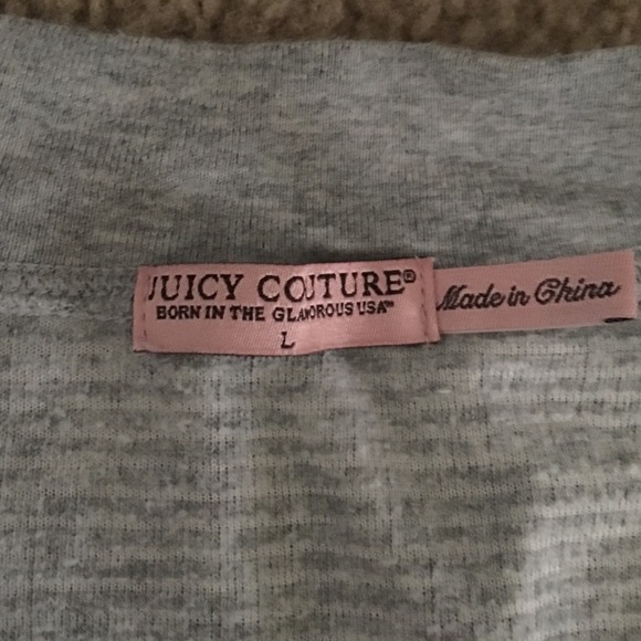 Auth Juicy Couture Velvet LS Pullover - Picture 3 of 4