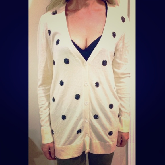 Sequin Dots Cardigan