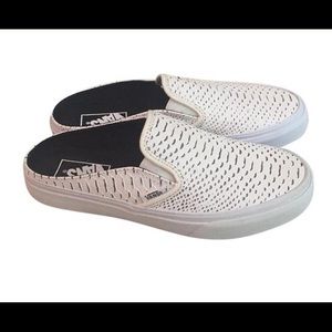Vans slip on mules snakeskin print sneakers