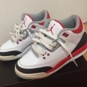 Air Jordan Retro 3's.