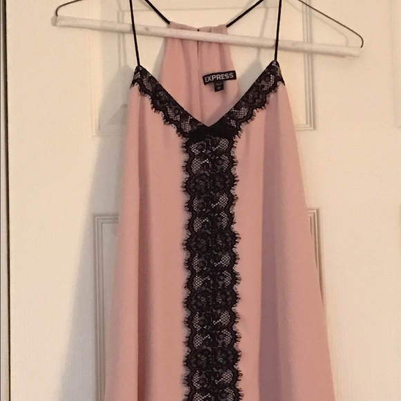 Express - XS - Pale pink/Black Barcelona Cami