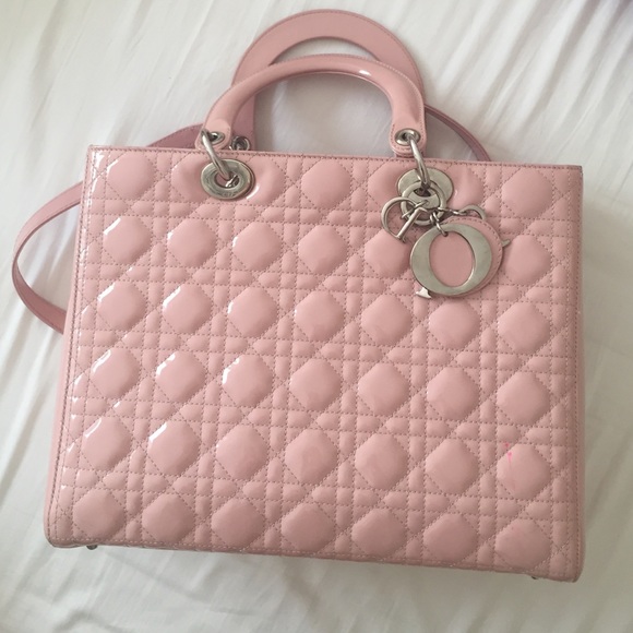 Dior large lady Dior bag in pink!!!! - Picture 2 of 4